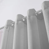 Set of Two 84" Silver Solid Modern Window Panels - Homeroots - Flyclothing LLC