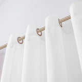 Set of Two 84" White Solid Modern Window Panels - Homeroots - Flyclothing LLC