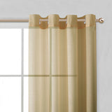 Set of Two 84" Tan Solid Modern Window Panels - Homeroots - Flyclothing LLC