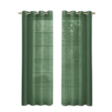 Set of Two 84" Sage Solid Modern Window Panels - Homeroots - Flyclothing LLC