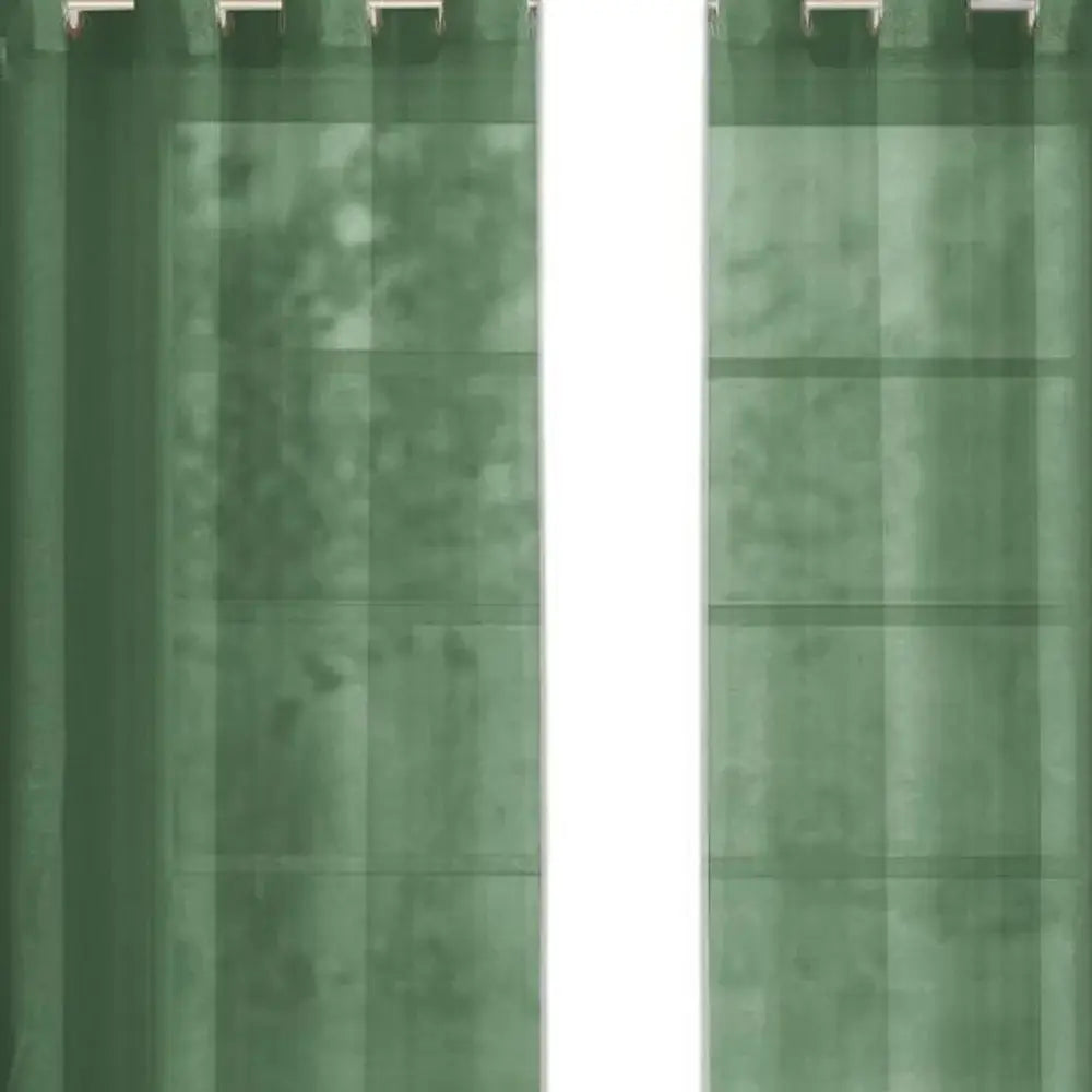 Set of Two 84" Sage Solid Modern Window Panels - Homeroots - Flyclothing LLC