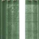 Set of Two 84" Sage Solid Modern Window Panels - Homeroots - Flyclothing LLC