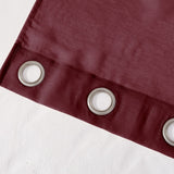 Set of Two 84" Burgundy Solid Modern Window Panels - Homeroots - Flyclothing LLC