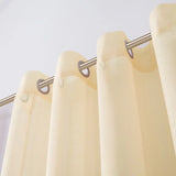 Set of Two 84" Beige Solid Modern Window Panels - Homeroots - Flyclothing LLC