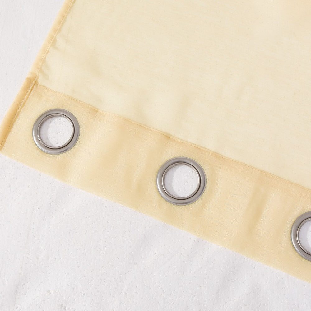 Set of Two 84" Beige Solid Modern Window Panels - Homeroots - Flyclothing LLC