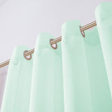 Set of Two 84" Aqua Solid Modern Window Panels - Homeroots - Flyclothing LLC