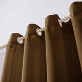 Set of Two 84" Chocolate Solid Modern Window Panels - Homeroots - Flyclothing LLC