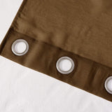 Set of Two 84" Chocolate Solid Modern Window Panels - Homeroots - Flyclothing LLC