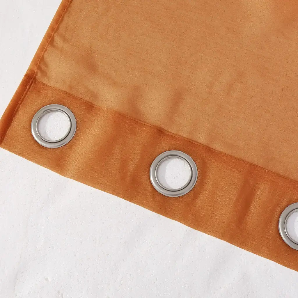 Set of Two 84" Rust Solid Modern Window Panels - Homeroots - Flyclothing LLC