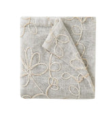 Set of Two 84" Tan Floral Embroidered Window Panels - Homeroots - Flyclothing LLC