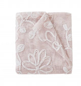 Set of Two 84" Blush Floral Embroidered Window Panels - Homeroots - Flyclothing LLC