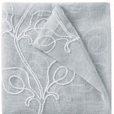 Set of Two 84" Silver Boho Embroidered Window Panels - Homeroots - Flyclothing LLC