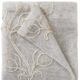 Set of Two 84" Beige Boho Embroidered Window Panels - Homeroots - Flyclothing LLC