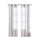 Set of Two 84" Blush Boho Embroidered Window Panels - Homeroots - Flyclothing LLC