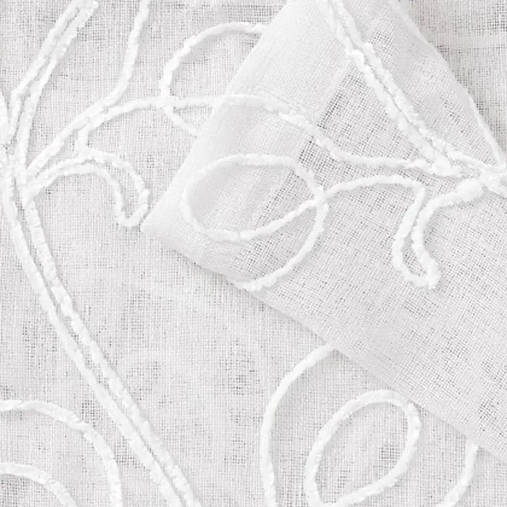 Set of Two 84" Blush Boho Embroidered Window Panels - Homeroots - Flyclothing LLC