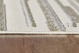 5' X 7' Gray Abstract Stain Resistant Indoor Outdoor Area Rug - Homeroots - Flyclothing LLC