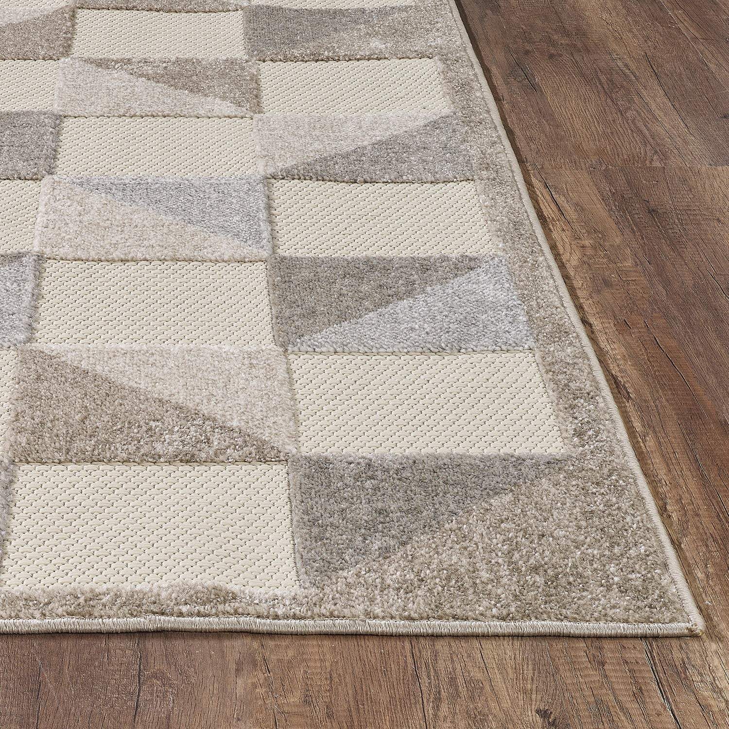 8' X 10' Gray Geometric Stain Resistant Indoor Outdoor Area Rug - Homeroots - Flyclothing LLC