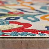 5’ X 7’ Multi Jacobean Floral Indoor Outdoor Area Rug - Homeroots - Flyclothing LLC