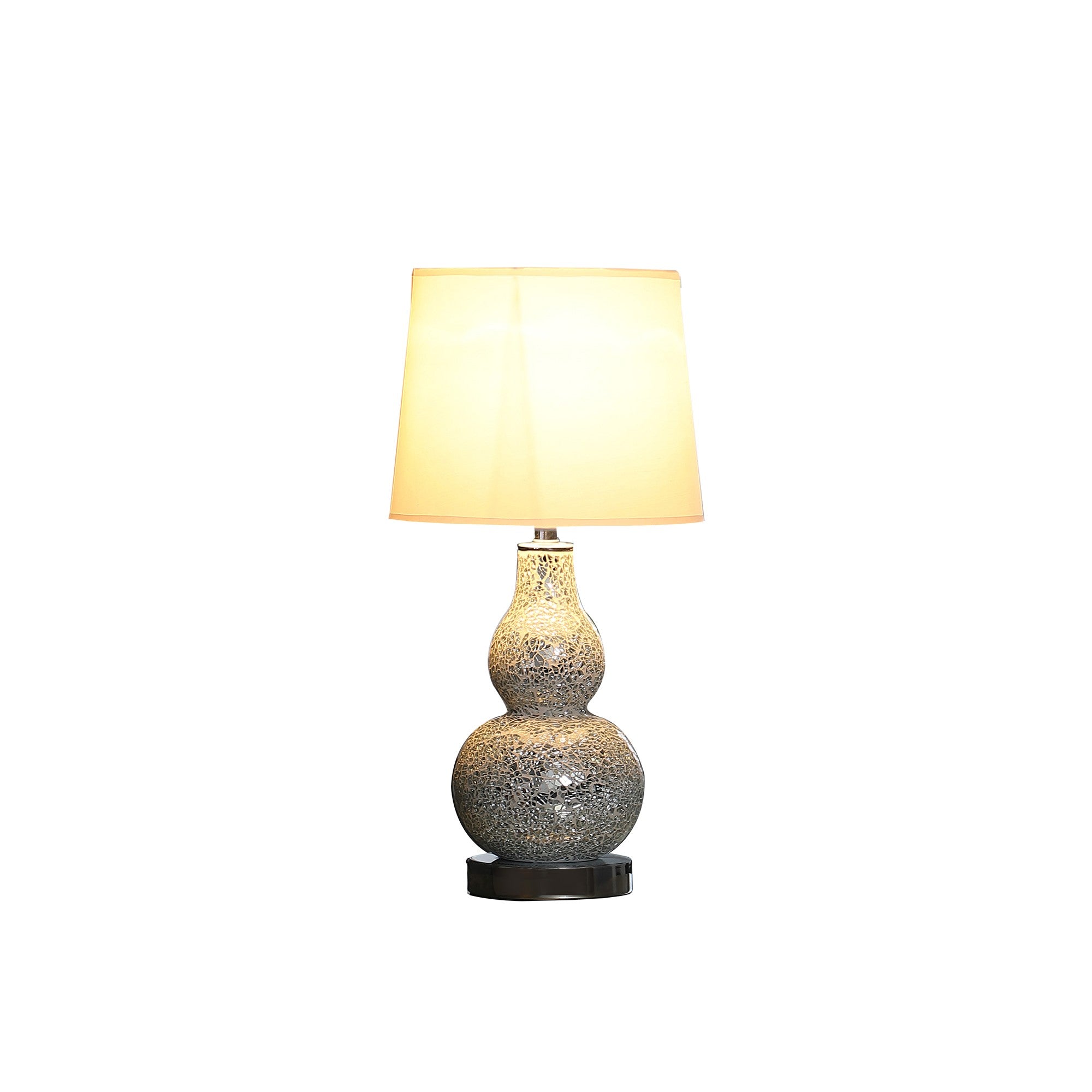20" White Table Lamp With White Globe Shade - Homeroots - Flyclothing LLC