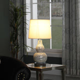 20" White Table Lamp With White Globe Shade - Homeroots - Flyclothing LLC
