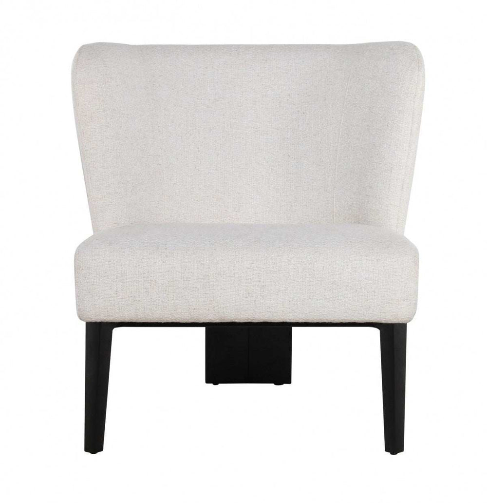 White Faux Leather Wingback Accent Chair - Homeroots - Flyclothing LLC