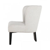 White Faux Leather Wingback Accent Chair - Homeroots - Flyclothing LLC