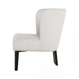 White Faux Leather Wingback Accent Chair - Homeroots - Flyclothing LLC
