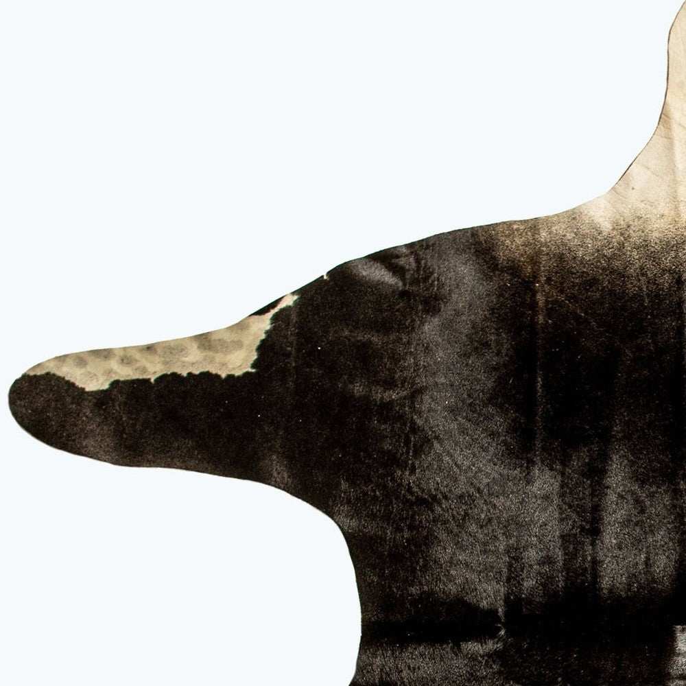 5' X 7' Grey Normande Cowhide Ombre Cowhide Handmade Area Rug - Homeroots - Flyclothing LLC