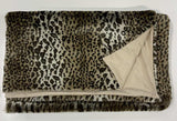 Ultra Soft Faux Fur Leopard Throw - Homeroots - Flyclothing LLC
