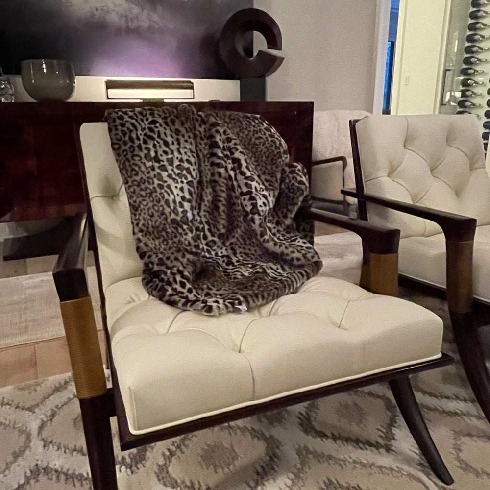 Ultra Soft Faux Fur Leopard Throw - Homeroots - Flyclothing LLC