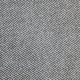 Dark Grey and White Dreamy Soft Herringbone Throw Blanket - Homeroots - Flyclothing LLC
