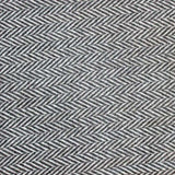 Dark Grey and White Dreamy Soft Herringbone Throw Blanket - Homeroots - Flyclothing LLC