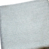 Sky Blue and White Dreamy Soft Herringbone Throw Blanket - Homeroots - Flyclothing LLC