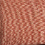Orange and White Dreamy Soft Herringbone Throw Blanket - Homeroots - Flyclothing LLC
