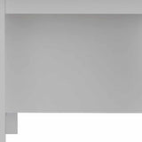 White and Brown 41" Kitchen Island With Storage - Homeroots - Flyclothing LLC
