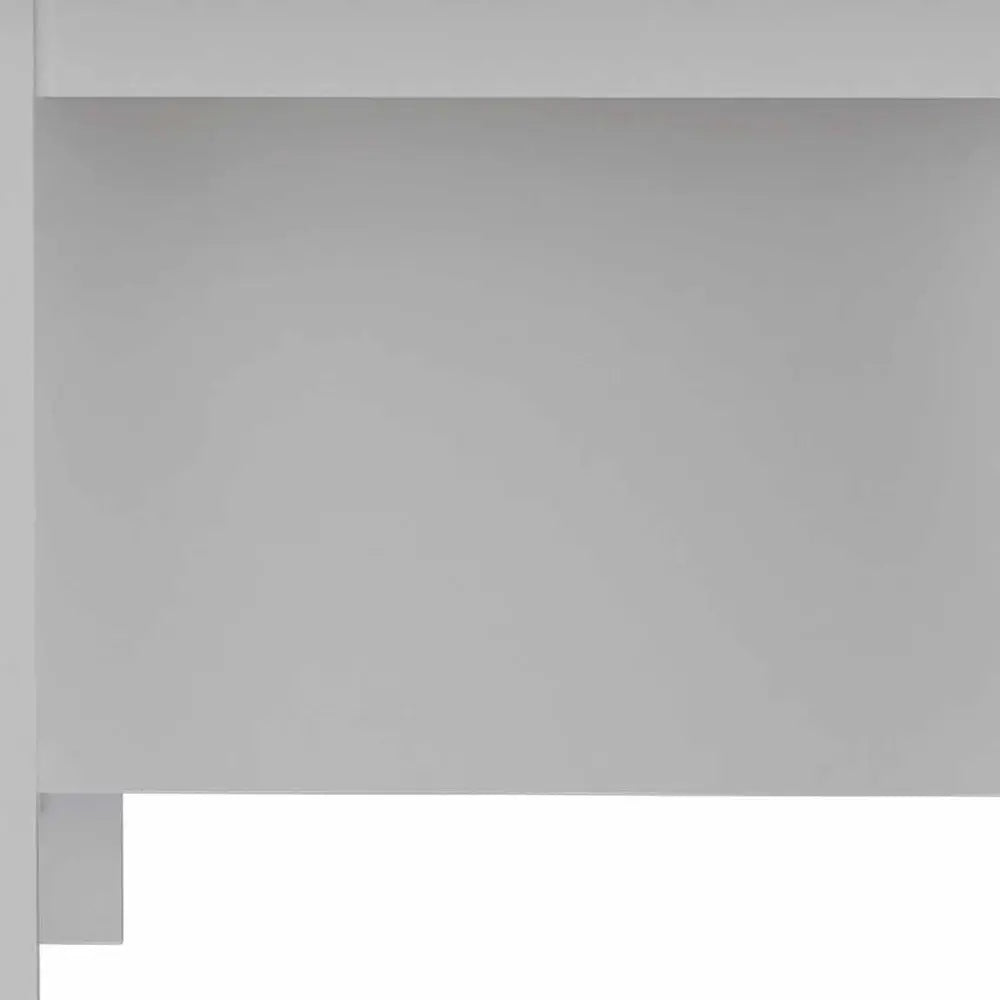White and Brown 41" Kitchen Island With Storage - Homeroots - Flyclothing LLC
