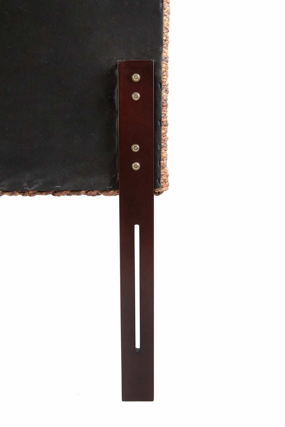 Brown Natural and Rustic Woven Banana Leaf Straight King Size Headboard - Homeroots - Flyclothing LLC