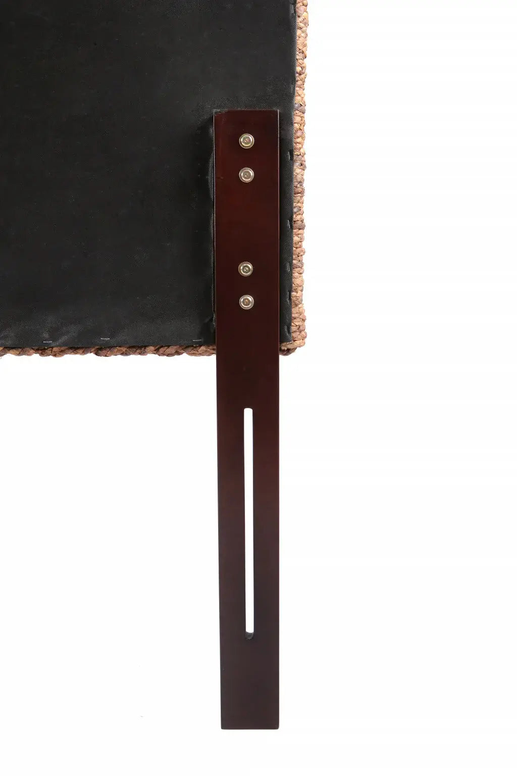 Brown Natural and Rustic Woven Banana Leaf Straight Queen Size Headboard - Homeroots - Flyclothing LLC