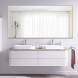71" Gold Metal Framed Bathroom Vanity Mirror