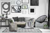 17" Taupe Cube Geometric Indoor Outdoor Pouf Cover - Homeroots