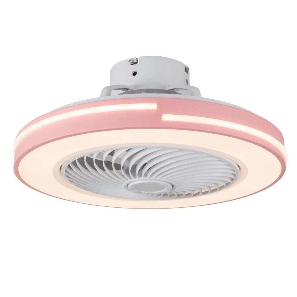 Compact Pink LED Ceiling Fan and Light - Homeroots - Flyclothing LLC