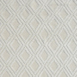 9' X 13' Ivory Diamond Lattice Modern Area Rug - Homeroots - Flyclothing LLC