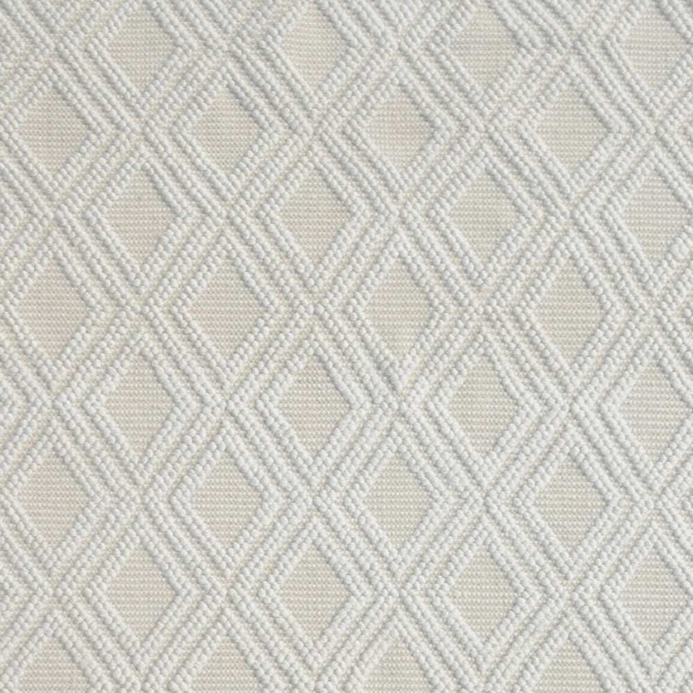 9' X 13' Ivory Diamond Lattice Modern Area Rug - Homeroots - Flyclothing LLC