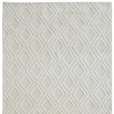 9' X 13' Ivory Diamond Lattice Modern Area Rug - Homeroots - Flyclothing LLC