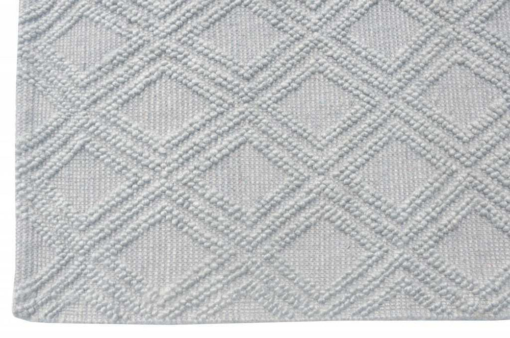 5' X 7' Gray Geometric Handmade Area Rug - Homeroots - Flyclothing LLC