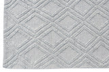5' X 7' Gray Geometric Handmade Area Rug - Homeroots