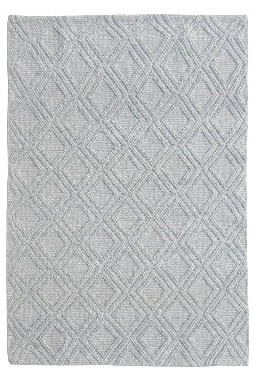 6' X 9' Gray Geometric Handmade Area Rug - Homeroots - Flyclothing LLC