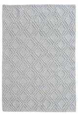 6' X 9' Gray Geometric Handmade Area Rug - Homeroots - Flyclothing LLC
