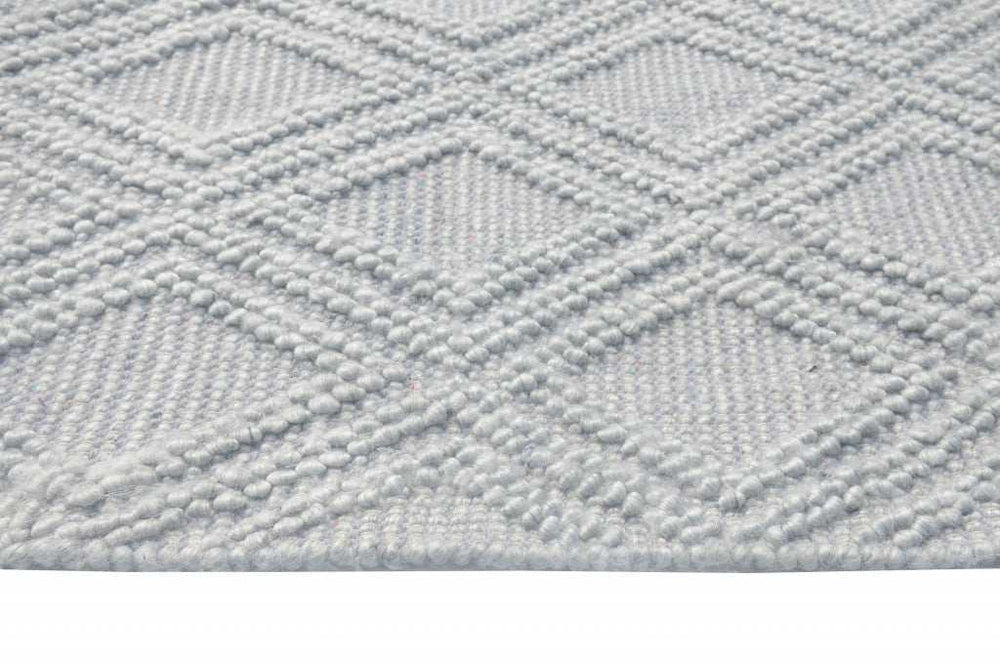 6' X 9' Gray Geometric Handmade Area Rug - Homeroots - Flyclothing LLC