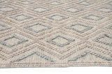 5' X 7' Natural Geometric Handmade Area Rug - Homeroots